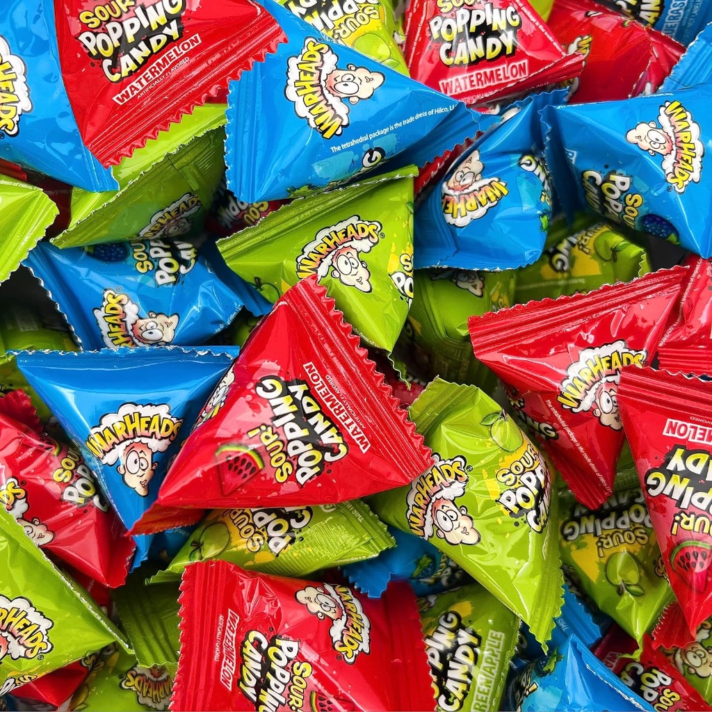 Warheads Sour Popping Candy Assorted Fruit Flavors ขนม usa