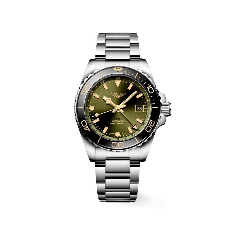 (สินค้า​พร้อม​ส่ง)​ นาฬิกา​ LONGINES​ รุ่น​  HYDROCONQUEST GMT รหัส​ L3.790.4.06.6 ของแท้ป้าย​ KINGPOWER