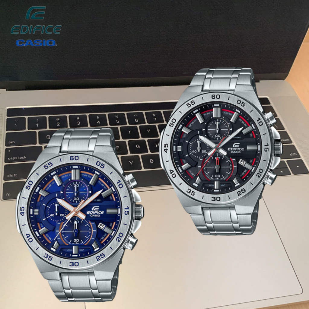นาฬิกาข้อมือชายCasio EDIIFICE รุ่น EFR-564TR-2A และรุ่น ECB-900TR-2A นาฬิกาข้อมือ สายสเตนเลสสตีล