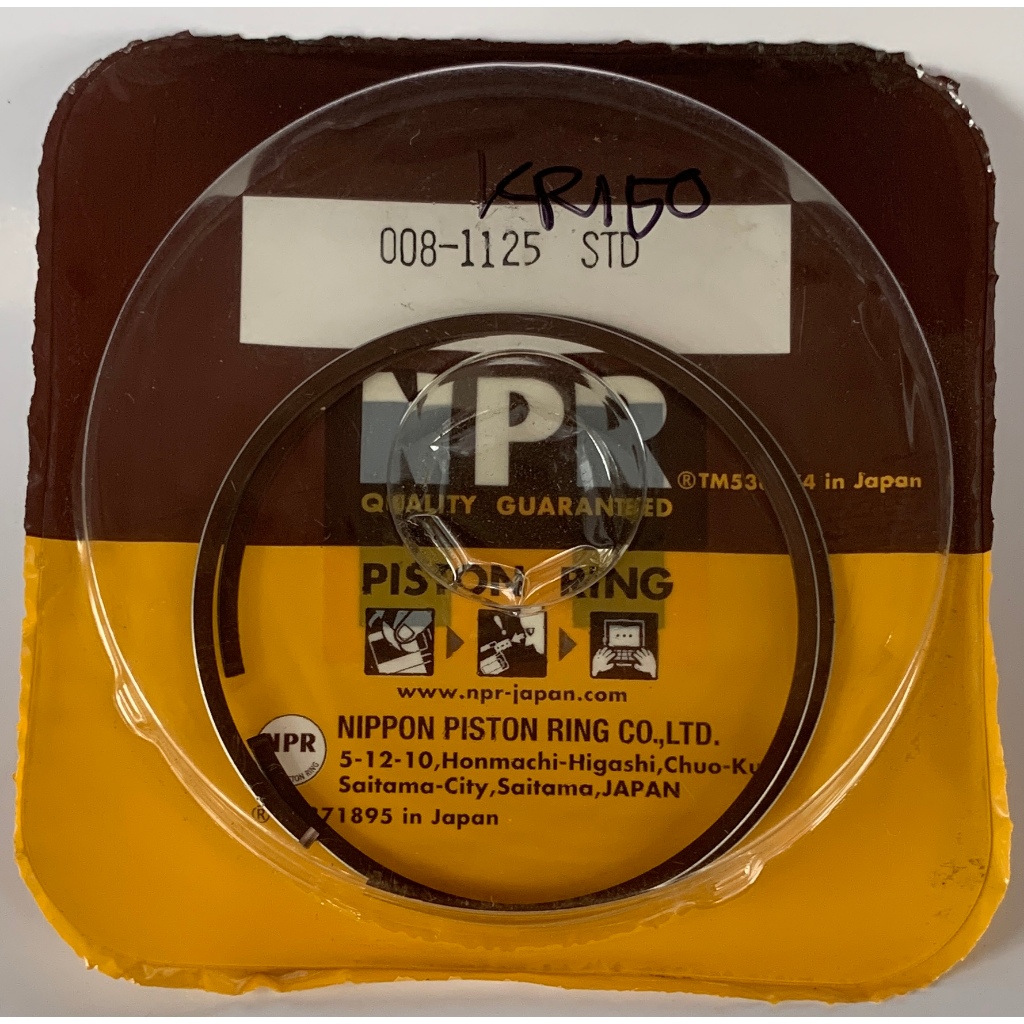 แหวนลูกสูบ KR150 NPR made in japan (ไม่รวมลูกสูบ)
