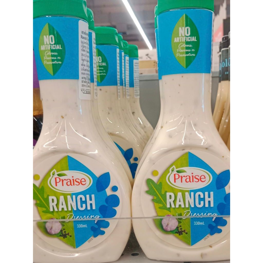 PRAISE Premium Ranch Dressing 330ml * AUSTRALIAN IMPORT *