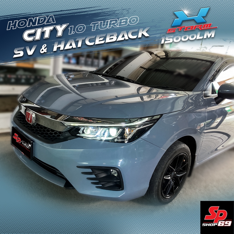 หลอดไฟหน้ารถยนต์ LED Honda City Turbo รุ่น SV-HB 2020-2021  ยี่ห้อ SP-LED รับประกัน 2 ปี
