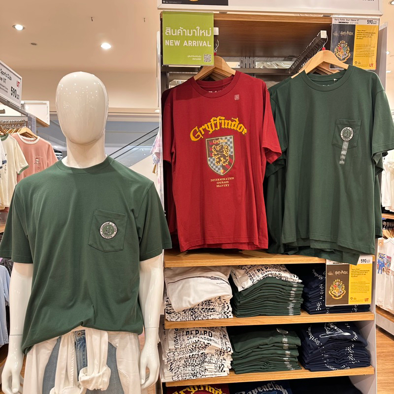 พร้อมส่ง! Uniqlo เสื้อยืดแขนสั้น Harry Potter ของแท้จากช้อปไทย