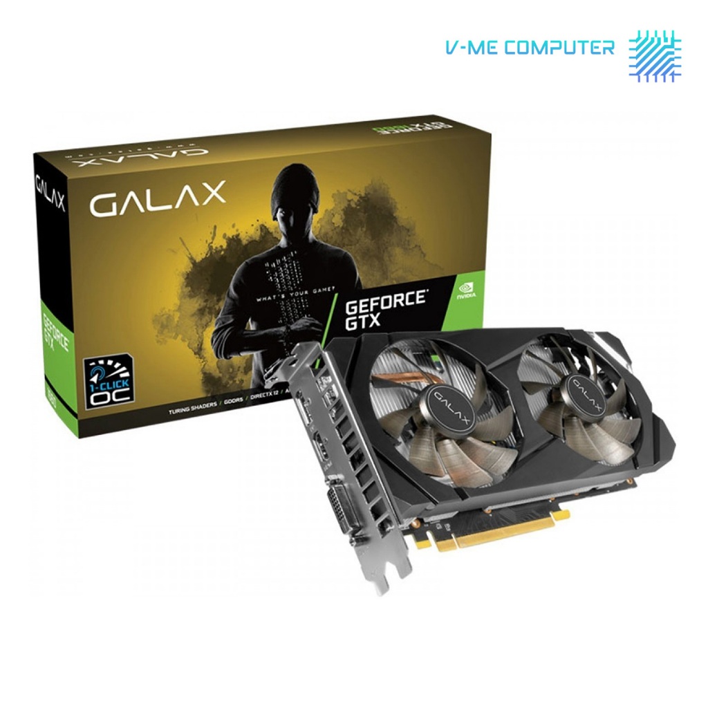 🔥GPU | การ์ดจอ GALAX GeForce GTX 1660 SUPER (1-Click OC) 6GB GDDR6 [สินค้ามือสอง]