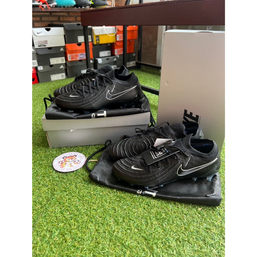 Nike Black Pack แพ็คดำดุ Phantom GX2 Elite FG และ AG-Pro รองเท้าฟุตบอล ไนกี้ ตัวท็อป ของแท้มือ1