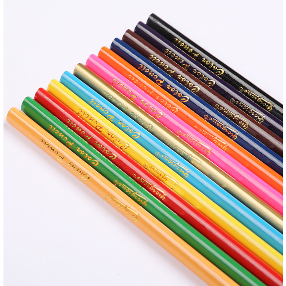 Giorgione 12 สี ชุด Professional Color Pencils อุปกรณ์ศิลปะ ดินสอสีเขียนผ้า ยี่ห้อ Paints For Children - รูปที่ 3