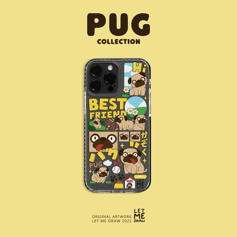 เคสไอโฟน Case for iPhone 15/16/17 ลาย “PUG” (No.072)