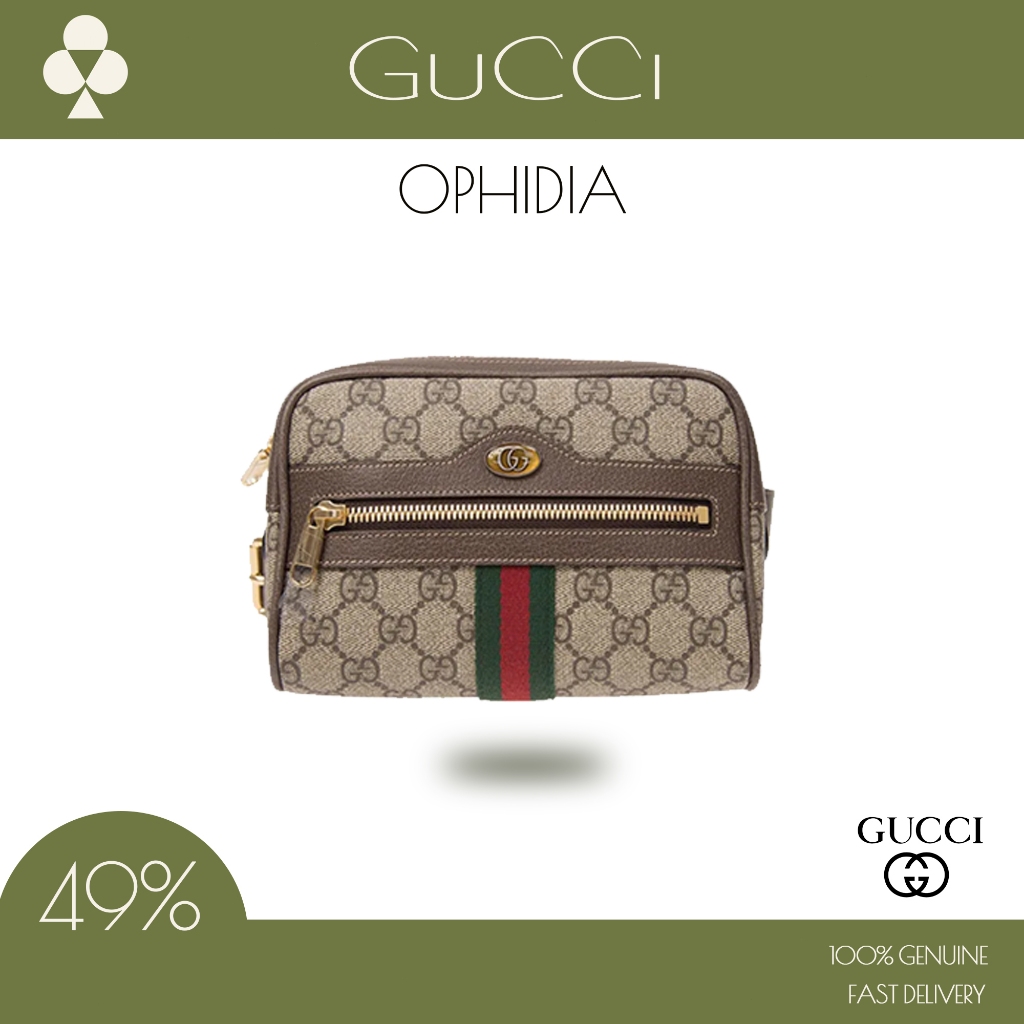 กระเป๋า Gucci OPHIDIA GG SUPREME MINI BAG ของแท้ 100%