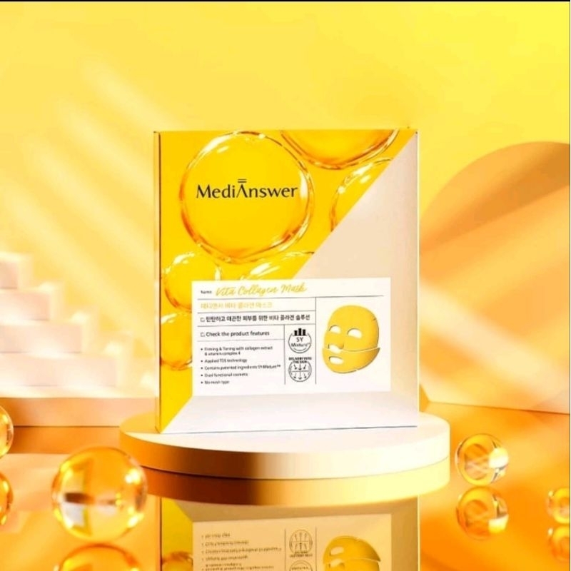 Exp.2027​ MediAnswer Vita Collagen Mask 5​แผ่น