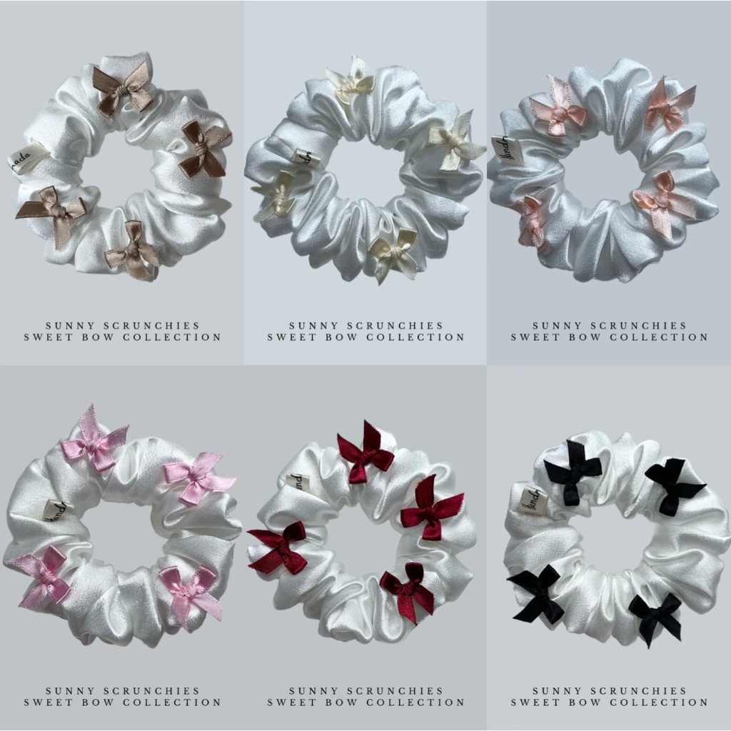ยางรัดผม Sunny Scrunchies (Regular) Collection Sweet Petite Bows