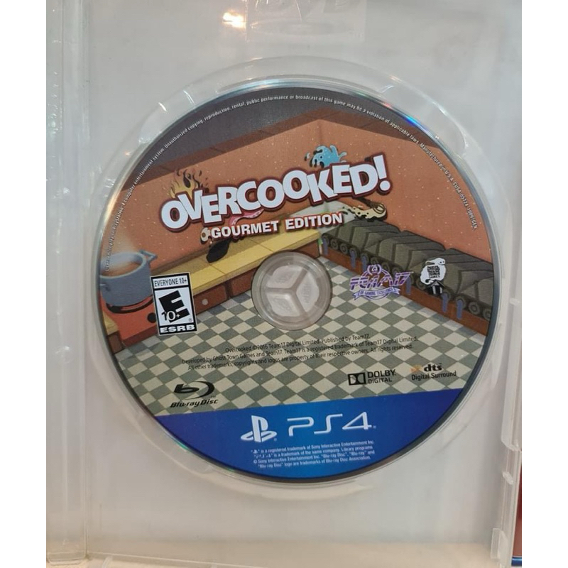 แผ่นเกมส์ Ps4(PlayStation 4) เกมส์ Overcooked