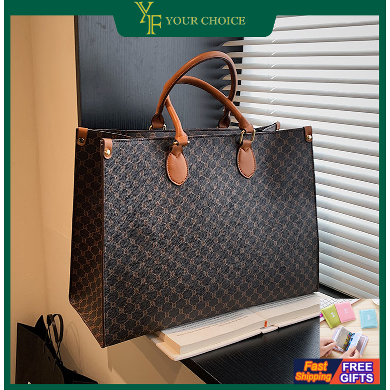 YF#01 กระเป๋าถือคุณภาพสูง กระเป๋าใหญ่ ขนาด42x32x15 เหมาะสำหรับการเดินทางไปทำงาน ผู้หญิงแฟชั่น