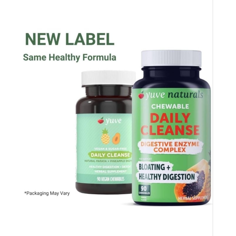 พร้อมส่ง Yuve Natural Papaya Digestive Enzymes, 90 เม็ด (แบบเคี้ยว)
