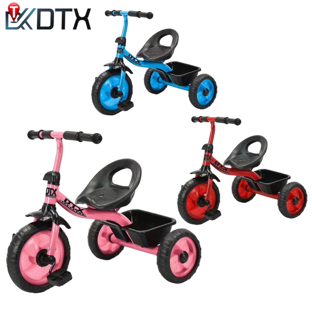 DTX จักรยาน3ล้อขาปั่น 38S (1-5ปี) ของเล่นเด็กมีช่องเก็บของสำหรับเด็ก รับน้ำหนักได้40กิโล