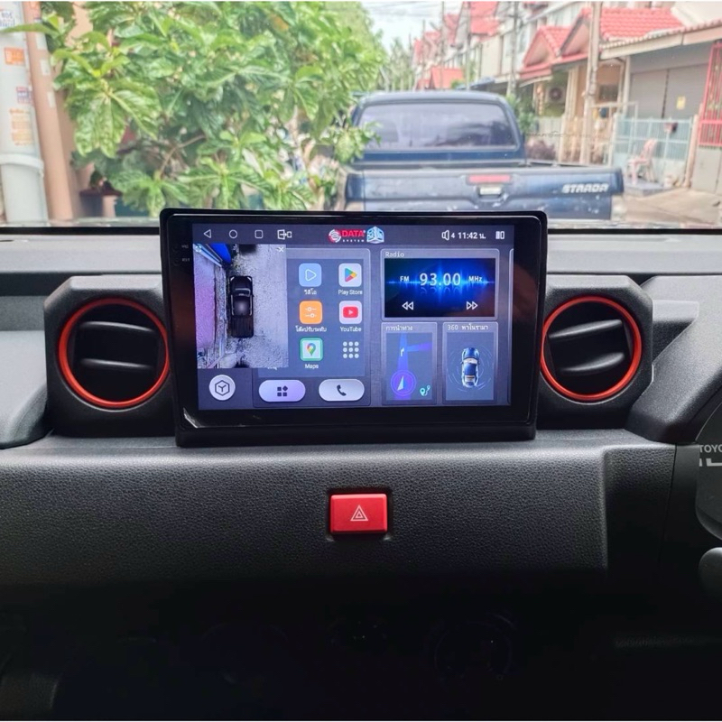 หน้ากาก TOYOTA HILUX CHAMP 2024 สำหรับใส่จอแอนดรอย 9 นิ้ว พร้อมปลั๊กตรงรุ่น - รูปที่ 2