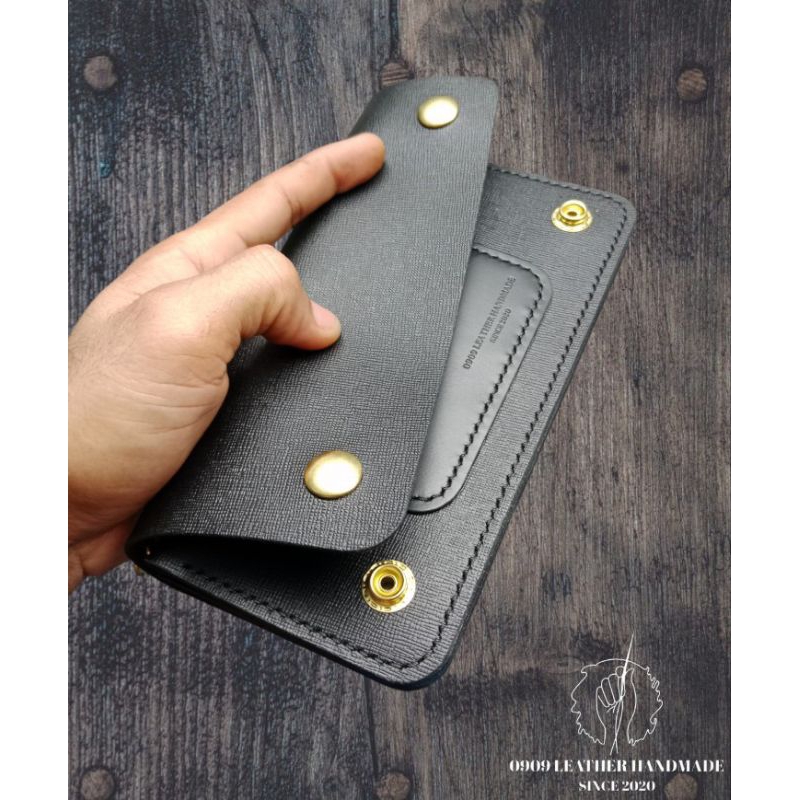 Long Wallet Biker(อะไหล่ทองเหลืองแท้ทุกจุด)