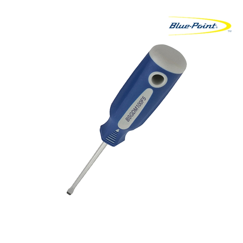 ไขควง BLUE-POINT NO.BSGDM100F5 Screwdriver M Series Slotted Size 5x100x208mm.