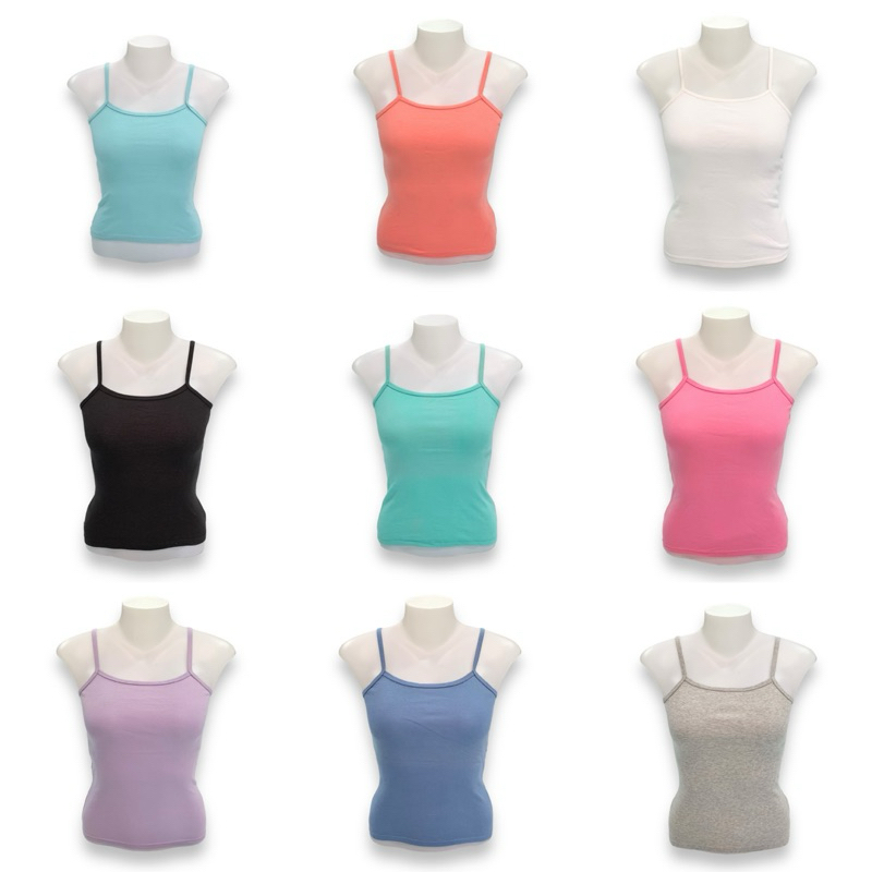 เสื้อสายเดี่ยว Hanes Silver for her ❤️ SALE 1 แถม 1  ❤️มีหลายสี ใส่หน้าร้อน ตำหนิ เก็บค้างสต๊อก รับซัมเมอร์เนื้อผ้าดี 🌷🩷