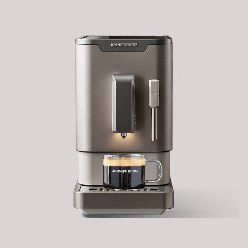 พร้อมส่ง! เครื่องชงกาแฟอัติโนมัติ Jenniferoom Coffee Machine Steam Latte Pro สี Etoffee รุ่นใหม่ล่าสุด มีก้านสตรีมนม