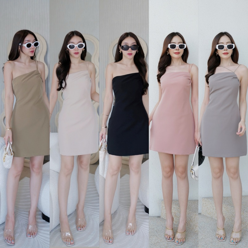 Hiso dress เดรสไหล่เดี่ยว