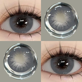 (COD) LensFine ถั่วดำน้อยน่ารัก คอนแทคเลนส์สีเกาหลี เลนส์นิ่ม ใส่ง่าย DIA: 14.5mm ใช้ได้ 1 ปี