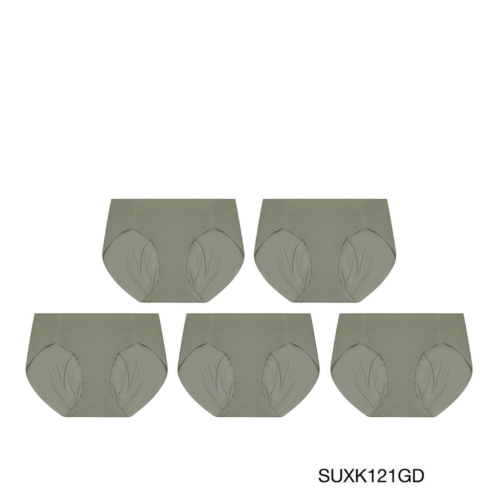 Sabina กางเกงชั้นใน (Set 5 ชิ้น) Soft Collection รหัส SUXK121GD สีเขียวเข้ม