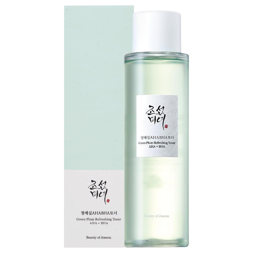 BEAUTY OF JOSEON - Green Plum Refreshing Toner AHA + BHA (150 ml.) บิวตี้ ออฟ โชซอน กรีนพลัม รีเฟรชชิ่ง โทนเนอร์