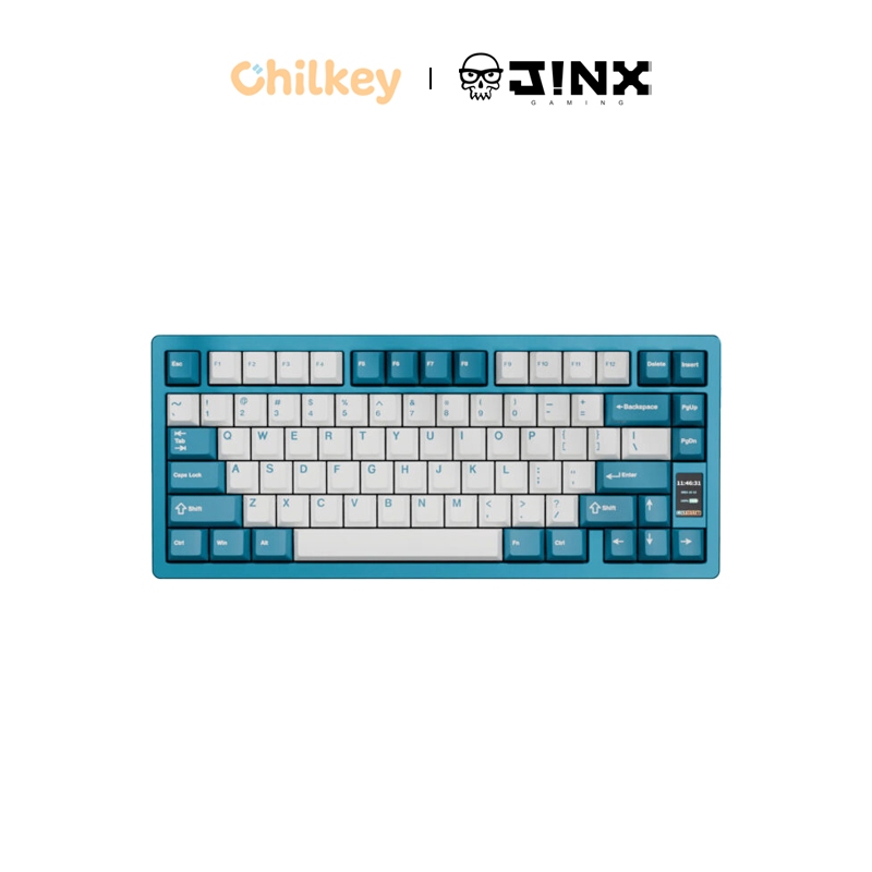 Chilkey ND75 Mountain Blue Color คีย์บอร์ดไร้สาย(ภาษาอังกฤษ) - ประกันศูนย์ 1 ปี