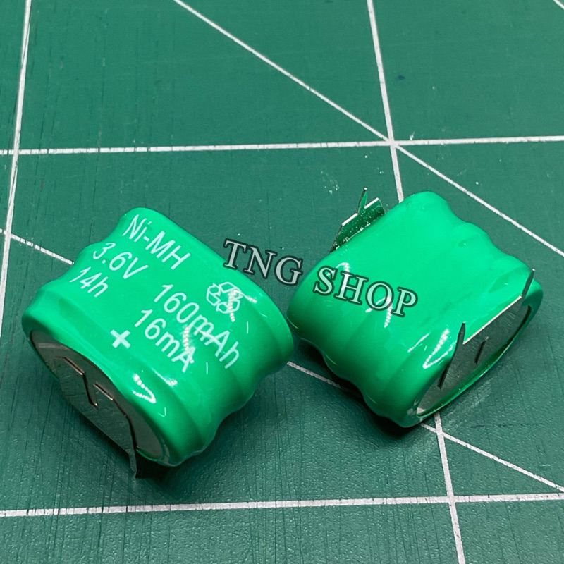 แบตเตอรี่ Ni-MH 3.6V 160mAh ขาลงปริ้น ออกบิลได้