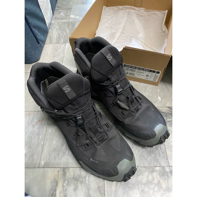 แท้ Used - Salomon Men CROSS HIKE MID GTX WIDE 2