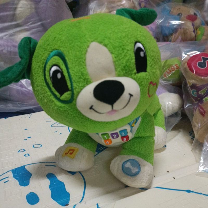 Leapfrog Interactive Soft Dog - read with me scout used condition
