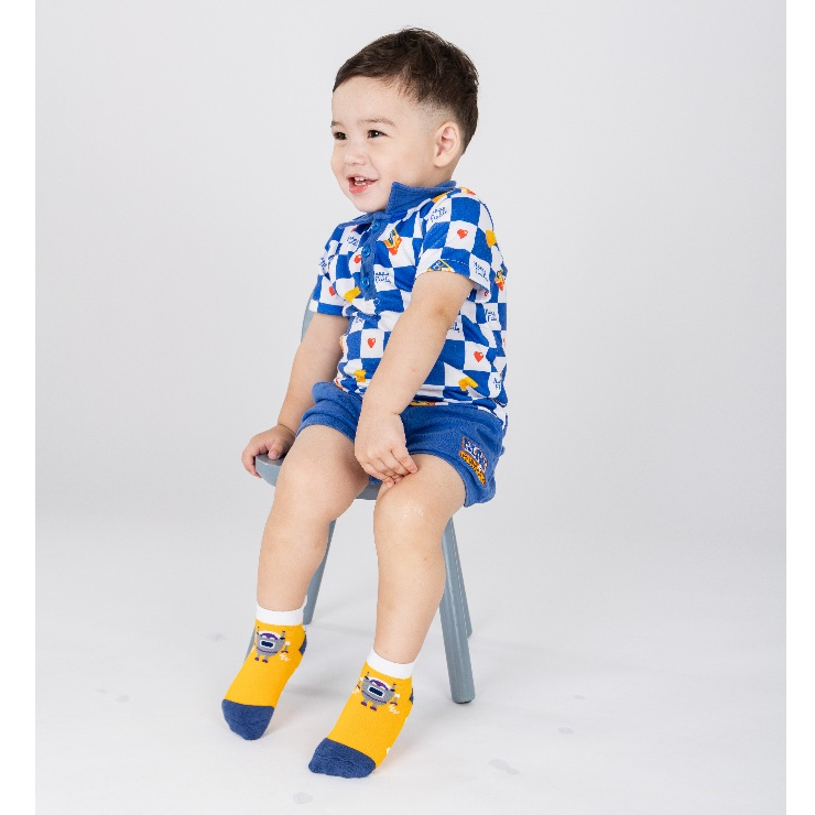 Pally ฺBoxSet 3คู่ ถุงเท้ากันลื่นเด็กเล็กไร้ตะเข็บ Space Collectionสำหรับเด็กเล็ก0-3 ปีขึ้นไป 3 ขนาด - รูปที่ 4