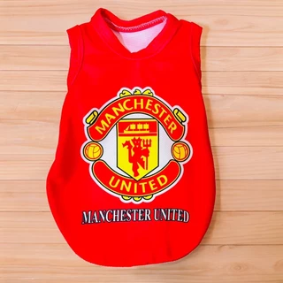 เสื้อแขนกุด ลายทีมฟุตบอลน้องหมาน้องแมว ลายน่ารัก เก๋ สินค้าพร้อมส่ง เบอร์0-11