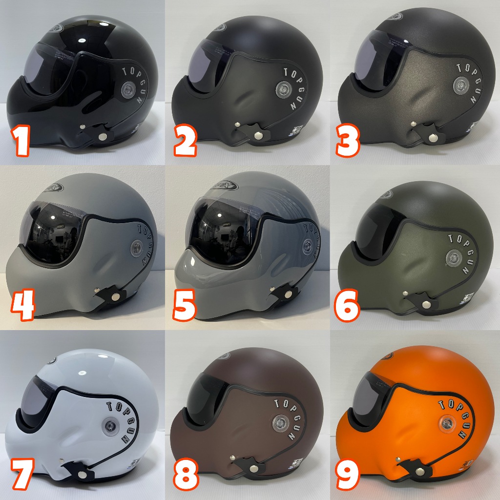 AVEX หมวกกันน็อคเต็มใบทรงนักบิน รุ่น TOPGUN แบบลาย นวมภายในถอดซักได้