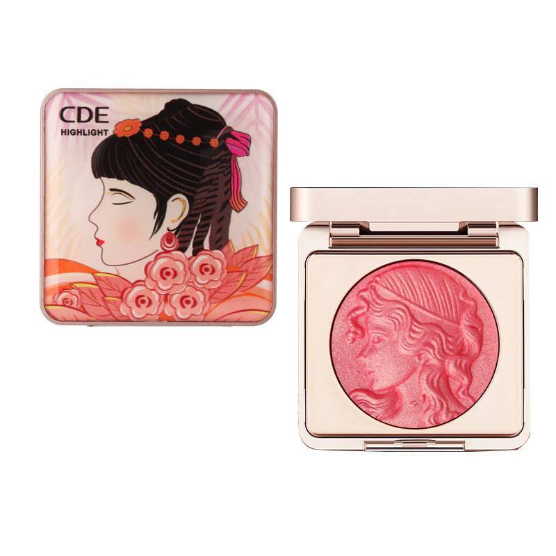 CDE บลัชออนเจ้าหญิง บลัชออนหน้าฉ่ำ  สีละมุนดูเป็นธรรมชาติ ติดทน 6กรัม #8091