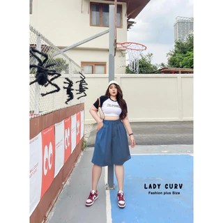 (LC) กางเกงขา4ส่วน เก็บพุง ใส่แล้วผอมเพรียว เสื้อผ้าสาวอวบอ้วน พลัสไซส์ ไซส์ใหญ่