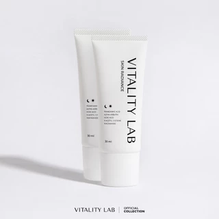 โปร 2 หลอด: Skin Radiance: สกินเรเดียนซ์ สกินแคร์บำรุงผิวหน้า VITALITY LAB