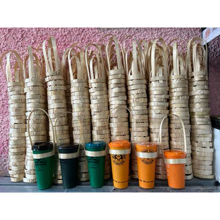 หูหิ้วไม้ใผ่แก้วกาแฟ1ชุด100 เส้น 169 ฿ใช้กับแก้ว9,12,16,15,18,20,22,28 30 32 24oz สั่งได้ 4 ชุดต่อ 1 orderร.ต.ต.