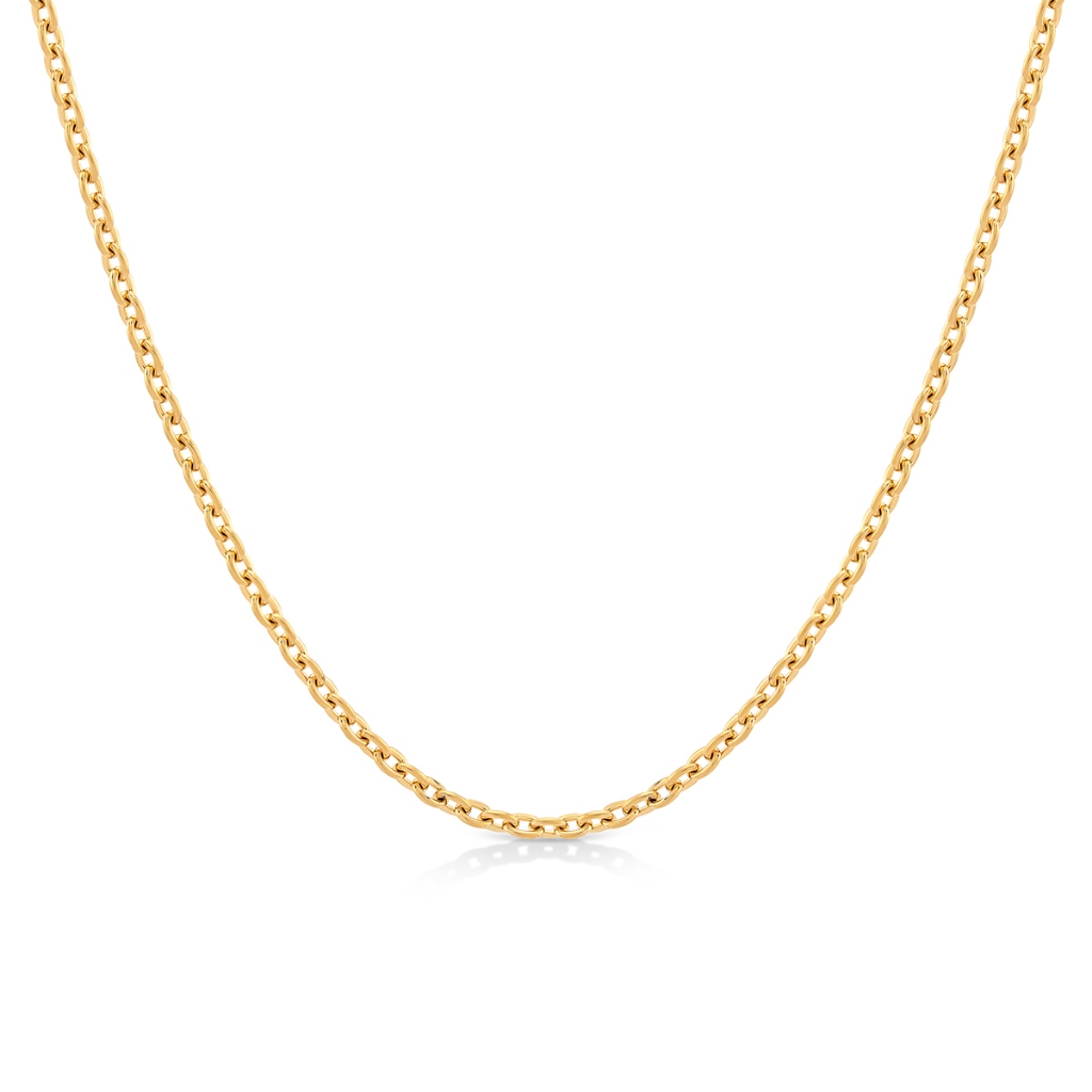 Jewellista Plain Necklace สร้อยเปล่า เงินแท้ 925 (CC050)