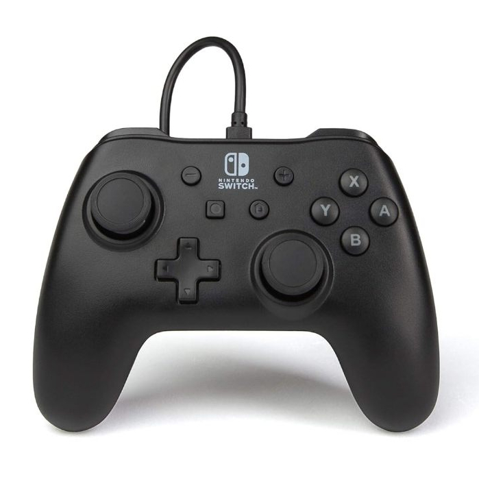 PowerA Wired Controller for Nintendo Switch - Black (Officially Licensed)
