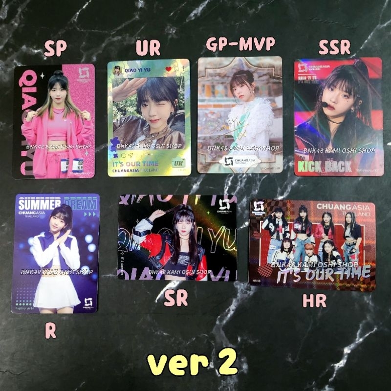 Qiao Yiyu Gen1es การ์ด ver2 Chuang Asia Card ( chuangasia Thailand 2024 ) เฉียวอี้อวี๋ เฉียวอี้หยู น้องปลา