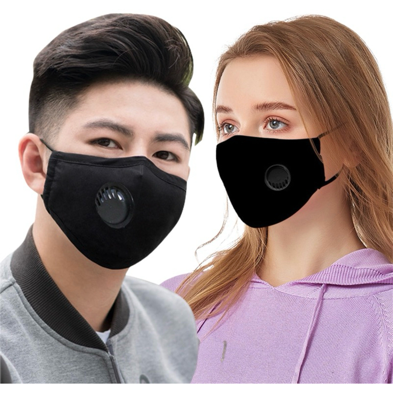 ผ้าปิดจมูก แบบโฟม แบบผ้า ปรับสายได้ ผ้านิ่ม มีเวาร์ กันฝุ่นกันpm 2.5