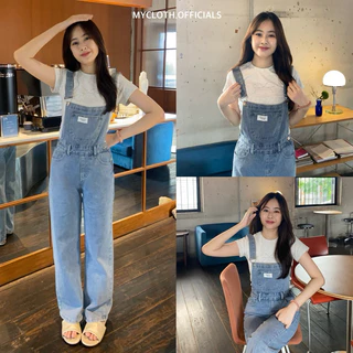 mycloth.officials (915) - 🐻🌸 เอี๊ยมยีนส์สีอ่อนทรงเข้ารูป สวยมากกกก งานปักด้านหน้า น่ารักสุดๆ