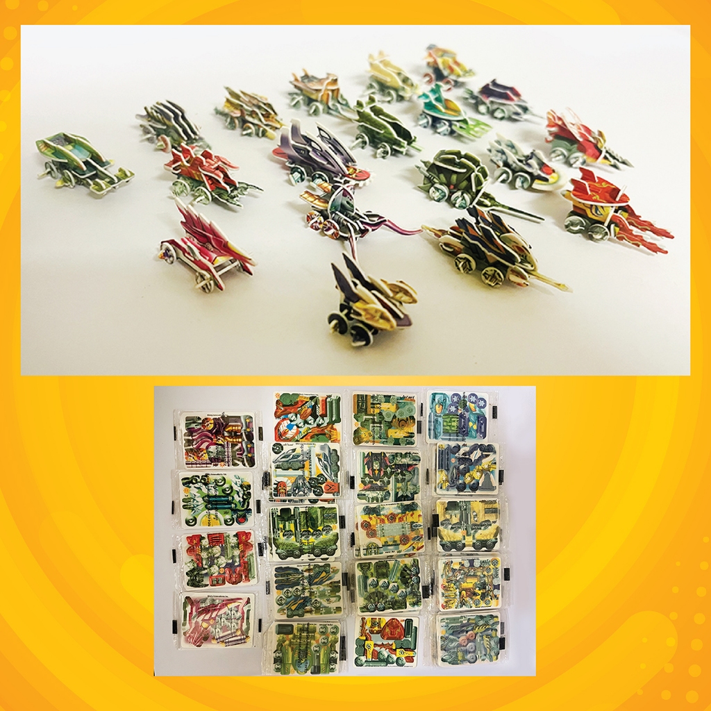 ตัวต่อพลาสติก รถแข่ง ครัชเกียร์ Crush Gear มือ1 ของใหม่ในซีล ของเล่น ของสะสม ยุค90 ของแถมขนม