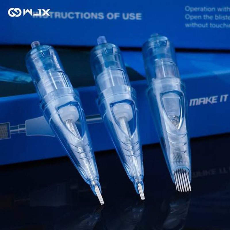 เข็มสัก WJX เดินเส้น ลงเงา ลงสี ของแท้ ! 100% 1 กล่องบรรจุ 10 อัน พร้อมส่ง ร้านค้าในไทย