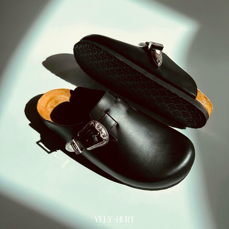 รองเท้าหนังVely.hurt Silver Nappa Sandle