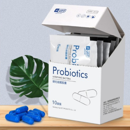 YEE ไนตริไฟอิง แบคทีเรีย Nitrifying Bacteria แบบซอง 5 เม็ด กำจัดสารพิษNH2 NO2 สำหรับตู้ปลา ไม้น้ำ