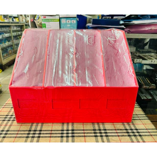 กล่องเอกสาร 4 ช่อง กล่องใส่แฟ้ม 40*30*30 ซม กล่องใส่หนังสือ/นิตยสาร กระดาษแข็งเคลือบเงา US.Station