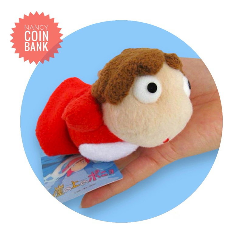 พวงกุญแจ Ghibli การ์ตูนญี่ปุ่น อะนิเมะ Ponyo on The Cliff ตุ๊กตา ปลาทอง ตุ๊กตานุ่ม ตุ๊กตาของเล่น