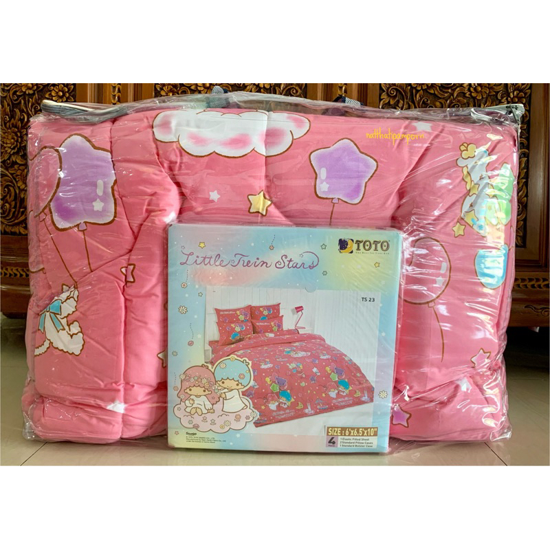 ชุดเครื่องนอนTOTO🌙 ลิขสิทธิ์แท้ (ครบชุด 6ฟุต)พร้อมผ้านวม
